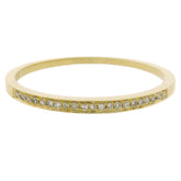 0.07ct 14k Yellow Gold Diamond Lady's Band