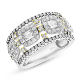 1.52ct 18k White Gold Diamond Lady's Ring