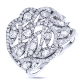 1.64ct 14k White Gold Diamond Lady's Ring