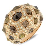 9.15ct 18k Yellow Gold GIA Certified Fancy Color Diamond Ring