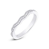 0.12ct 14k White Gold Diamond Lady's Band