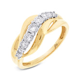 0.21ct 14k Yellow Gold Diamond Lady's Ring