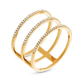 0.28ct 14k Yellow Gold Diamond Lady's Ring Size 5