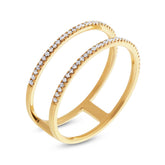 0.17ct 14k Yellow Gold Diamond Lady's Ring Size 5