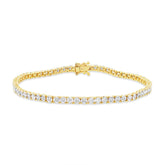 1.00ct 14k Yellow Gold Diamond Lady's Bracelet