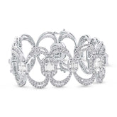 12.86ct 18k White Gold Diamond Lady's Bracelet