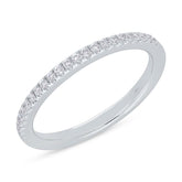 0.19ct 18k White Gold Diamond Lady's Band