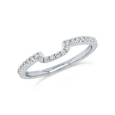 0.16ct 14k White Gold Diamond Lady's Band