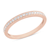 0.19ct 14k Rose Gold Diamond Lady's Band