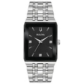 Bulova Quadra Mens Stainless Steel