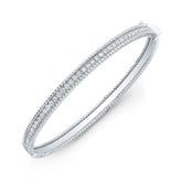 Milgrain Channel Set Bangle
