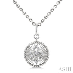 .10CTRDDM FLEUR-DE-LIS MED PD SL-S+CH*