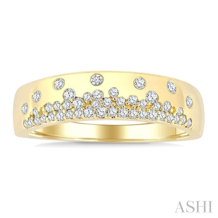 .25CTRDDM MOSAIC RING YG 10K-G*