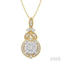 .55CTRDDM 'LOVEB' PD YW 14K-G+CH