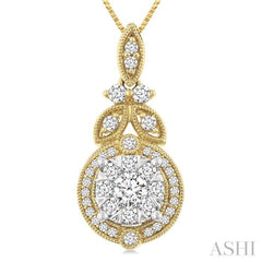 .55CTRDDM 'LOVEB' PD YW 14K-G+CH