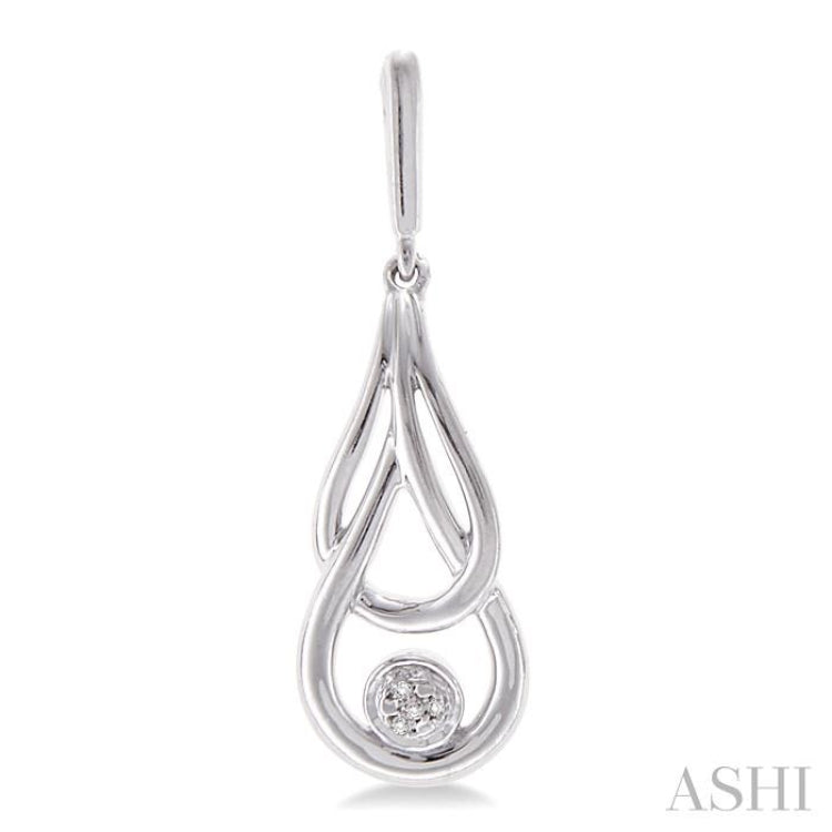 1/50 ctw Single Cut Diamond Fashion Earrings in Sterling Silver