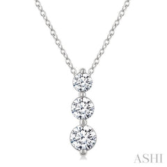 .50CTRDDM 3STONE SNOWMAN PD WG 14K-G+CH*