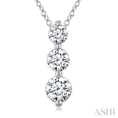 .50CTRDDM 3STONE SNOWMAN PD WG 14K-G+CH*