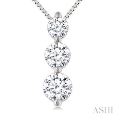 .25CTRDDM 3STONE SNOWMAN PD WG 14K-G+CH*