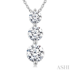 1.0CTRDDM 3STONE SNOWMAN PD WG 14K-G+CH*