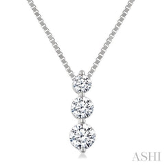 .33CTRDDM 3STONE SNOWMAN PD WG 14K-G+CH*