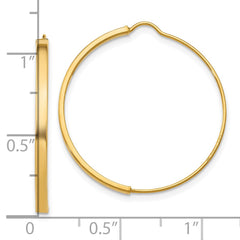 14k 1.75x27mm Wire Hoop Earrings