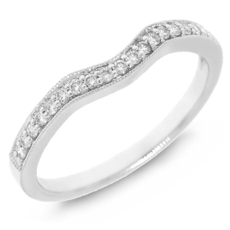 0.20ct 18k White Gold Diamond Lady's Band