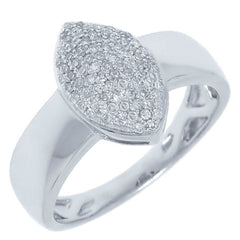 0.28ct 14k White Gold Diamond Lady's Ring