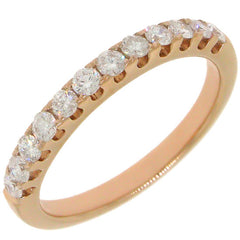 0.50ct 14k Rose Gold Diamond Lady's Band