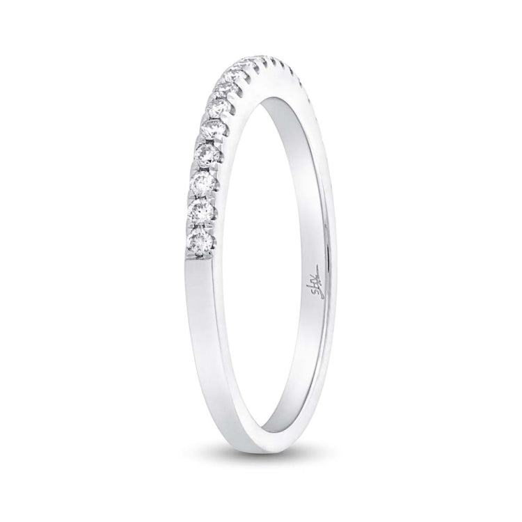 0.22ct 18k White Gold Diamond Lady's Band