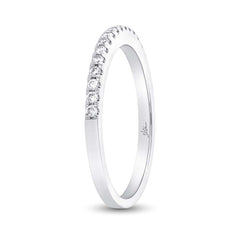 0.22ct 18k White Gold Diamond Lady's Band