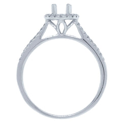 0.20ct 14k White Gold Diamond Semi-mount Ring