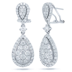 2.65ct 14k White Gold Diamond Earring