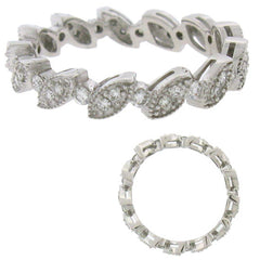 0.44ct 14k White Gold Diamond Eternity Band
