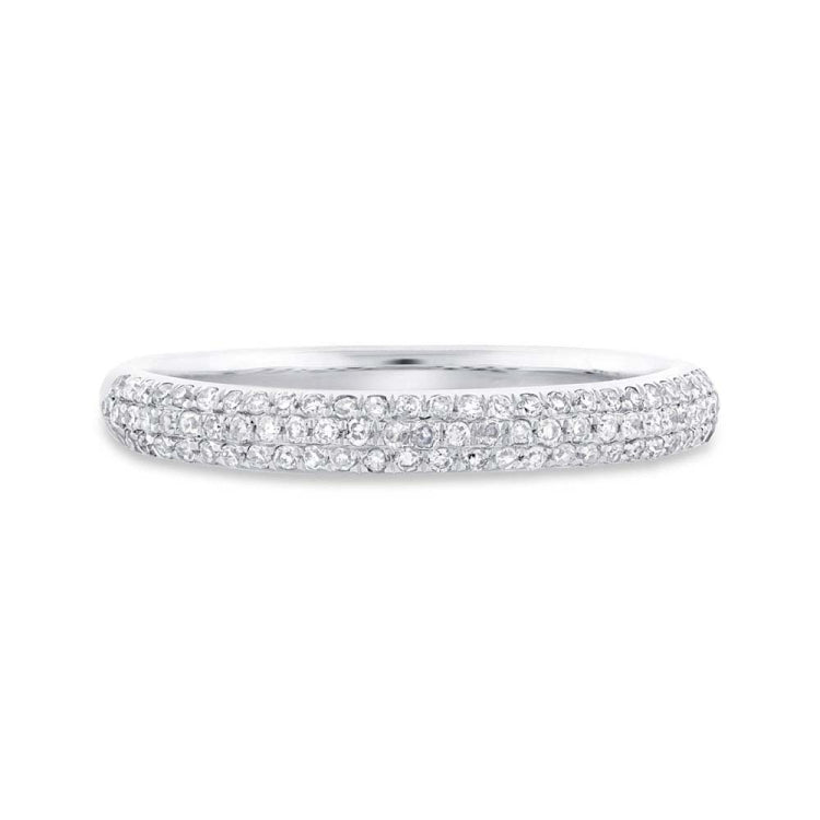 0.30ct 14k White Gold Diamond Lady's Pave Band
