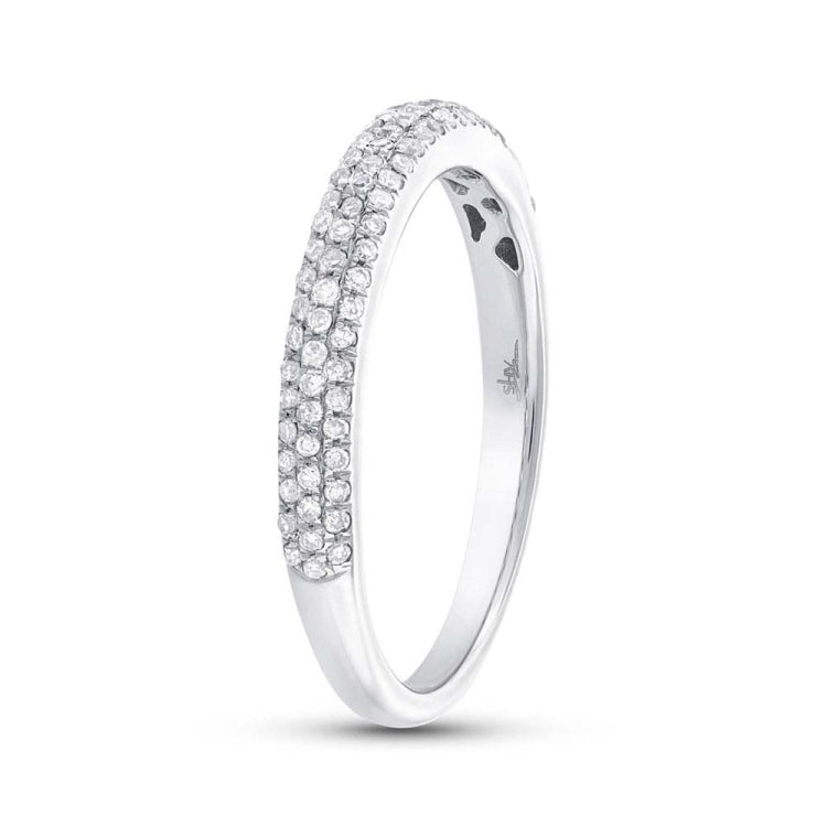 0.30ct 14k White Gold Diamond Lady's Pave Band