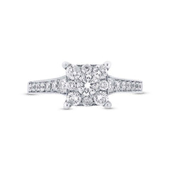 0.83ct 14k White Gold Diamond Lady's Ring