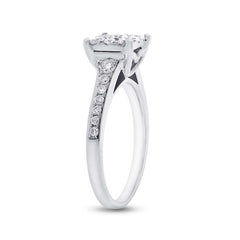 0.83ct 14k White Gold Diamond Lady's Ring