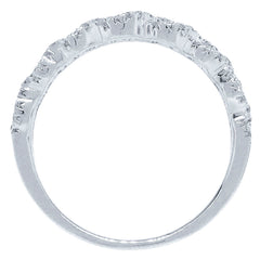 0.57ct 18k White Gold Diamond Lady's Band