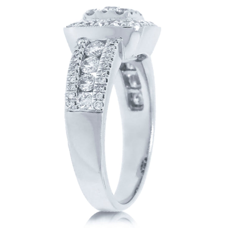 0.94ct 14k White Gold Diamond Lady's Ring