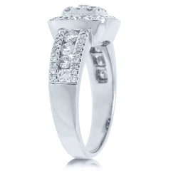 0.94ct 14k White Gold Diamond Lady's Ring