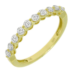 0.47ct 14k Yellow Gold Diamond Lady's Band