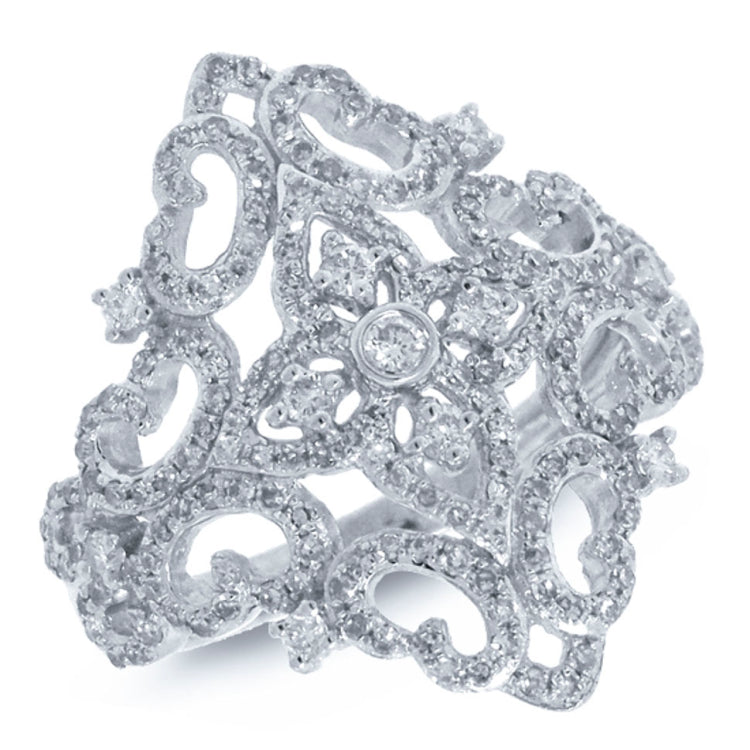 0.75ct 14k White Gold Diamond Lady's Ring