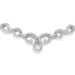 1.45ct 18k White Gold Diamond Necklace