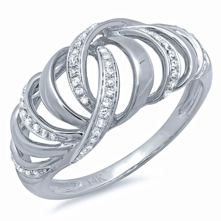 0.17ct 14k White Gold Diamond Lady's Ring