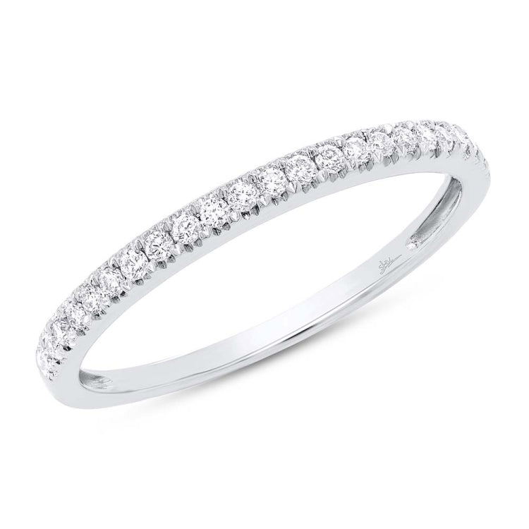 0.19ct 14k White Gold Diamond Lady's Band