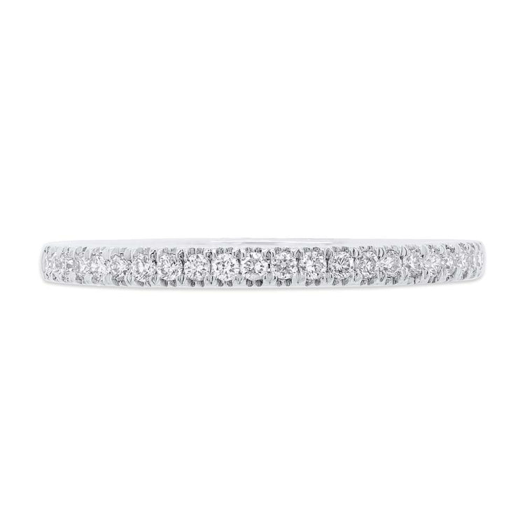 0.19ct 14k White Gold Diamond Lady's Band