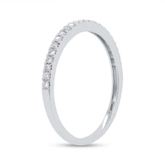 0.19ct 14k White Gold Diamond Lady's Band