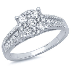 0.75ct 14k White Gold Diamond Lady's Ring