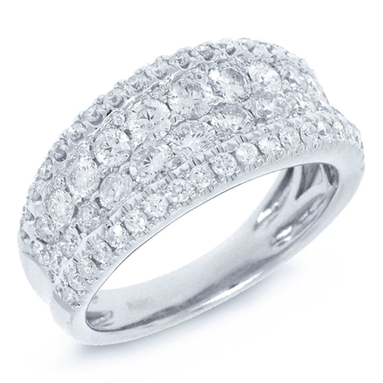 1.56ct 14k White Gold Diamond Lady's Ring